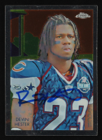 Devin Hester Signed 2009 Topps Chrome #C83 (JSA) at PristineAuction.com