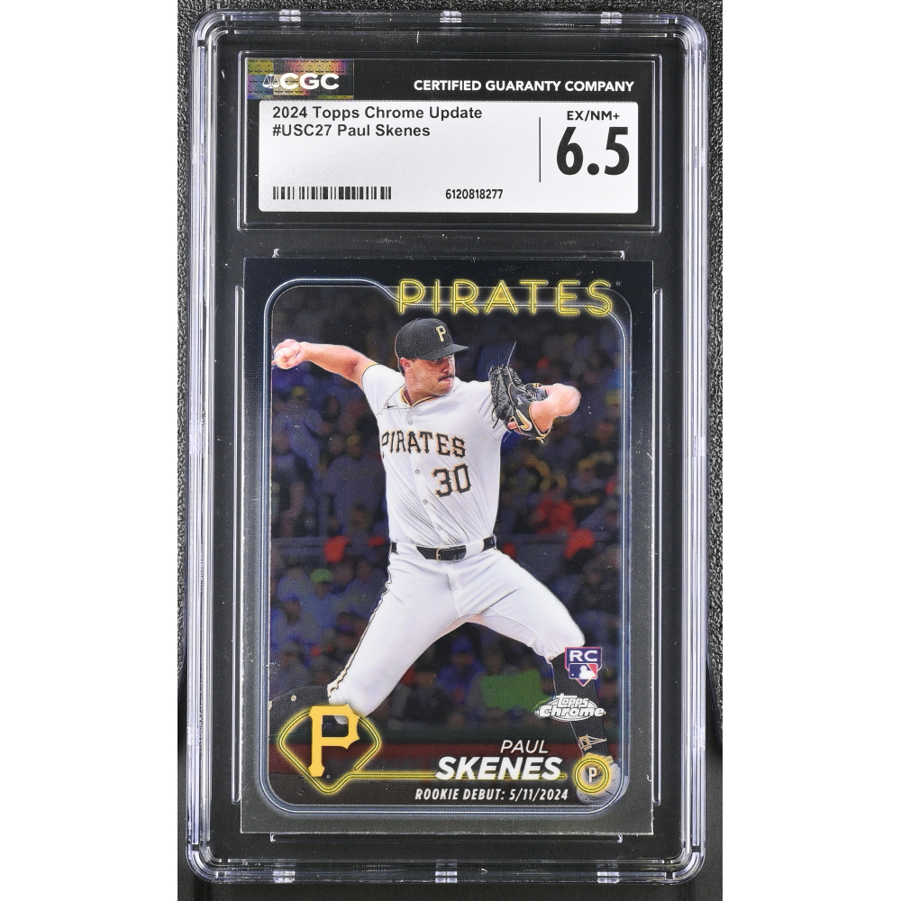 Paul Skenes 2024 Topps Chrome Update #USC27 RC (CGC 6.5) at PristineAuction.com