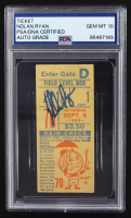 Nolan Ryan Signed 1969 Baseball Ticket New York Mets at Shea Stadium (PSA | Auto Grade 10) at PristineAuction.com