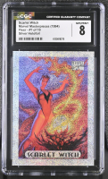 Scarlet Witch 1994 Fleer Marvel Masterpieces Holofoil Silver #7 (CGC 8) at PristineAuction.com