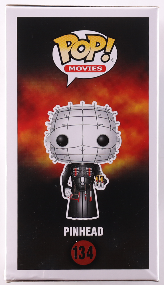 Doug Bradley Signed "Hellraiser III: Hell on Earth" #134 Pinhead Funko Pop! Vinyl Figure with Nail Sketch (JSA) at PristineAuction.com Doug Bradley Signed "Hellraiser III: Hell on Earth" #134 Pinhead Funko Pop! Vinyl Figure with Nail Sketch (JSA) at PristineAuction.com