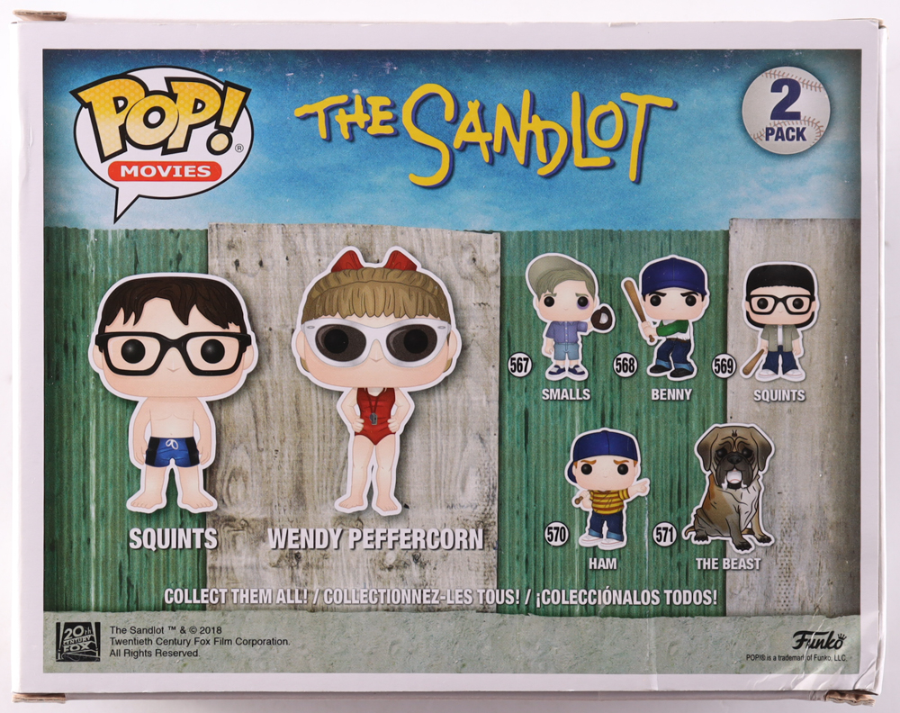 Marley Shelton Signed "The Sandlot" (2) Pack Squints & Wendy Peffercorn Funko Pop! Vinyl Figures Inscribed "XO- Wendy" & "You Little Pervert" (JSA) at PristineAuction.com Marley Shelton Signed "The Sandlot" (2) Pack Squints & Wendy Peffercorn Funko Pop! Vinyl Figures Inscribed "XO- Wendy" & "You Little Pervert" (JSA) at PristineAuction.com