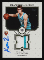 Kon Knueppel Signed 2025 Topps Franchise Fabrics #FF-KK (JSA) at PristineAuction.com