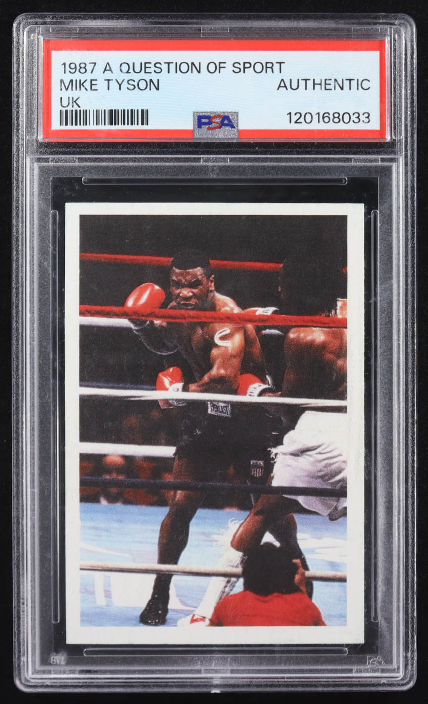 Mike Tyson 1987 A Question of Sport UK #224 RC (PSA Authentic) at PristineAuction.com Mike Tyson 1987 A Question of Sport UK #224 RC (PSA Authentic) at PristineAuction.com