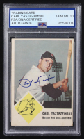 Carl Yastrzemski Signed 1963 Fleer #8 (PSA | Auto Grade 10) at PristineAuction.com