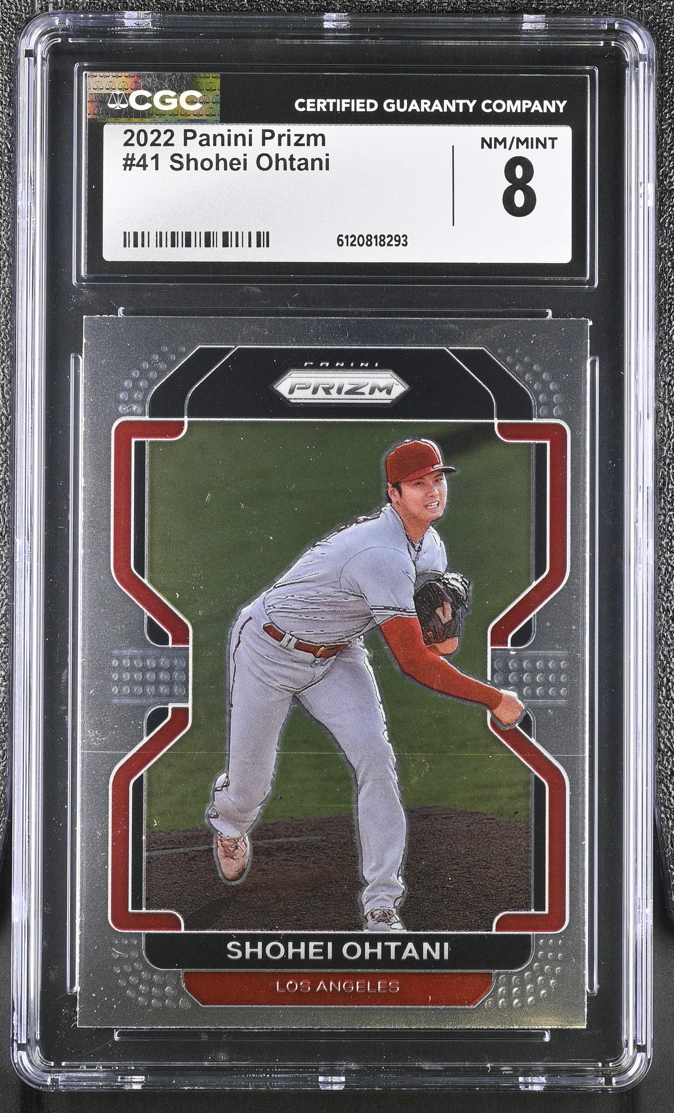 Shohei Ohtani 2022 Panini Prizm #41 (CGC 8) at PristineAuction.com Shohei Ohtani 2022 Panini Prizm #41 (CGC 8) at PristineAuction.com