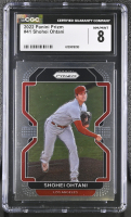 Shohei Ohtani 2022 Panini Prizm #41 (CGC 8) at PristineAuction.com
