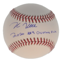 Zac Veen Signed OML Baseball Inscribed "2020 #9 Overall Pick" (JSA) at PristineAuction.com
