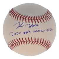 Zac Veen Signed OML Baseball Inscribed "2020 #9 Overall Pick" (JSA) at PristineAuction.com