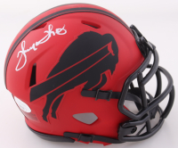 Thurman Thomas Signed Bills Rave Alternate Speed Mini Helmet (JSA) at PristineAuction.com
