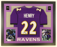 Derrick Henry Signed Custom Framed Jersey Display (Beckett) at PristineAuction.com