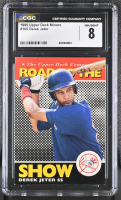 Derek Jeter 1995 Upper Deck Minors #165 RTS RC (CGC 8) at PristineAuction.com
