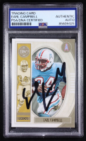 Earl Campbell Signed 2019 Panini Legends Legacy #101 (PSA) at PristineAuction.com
