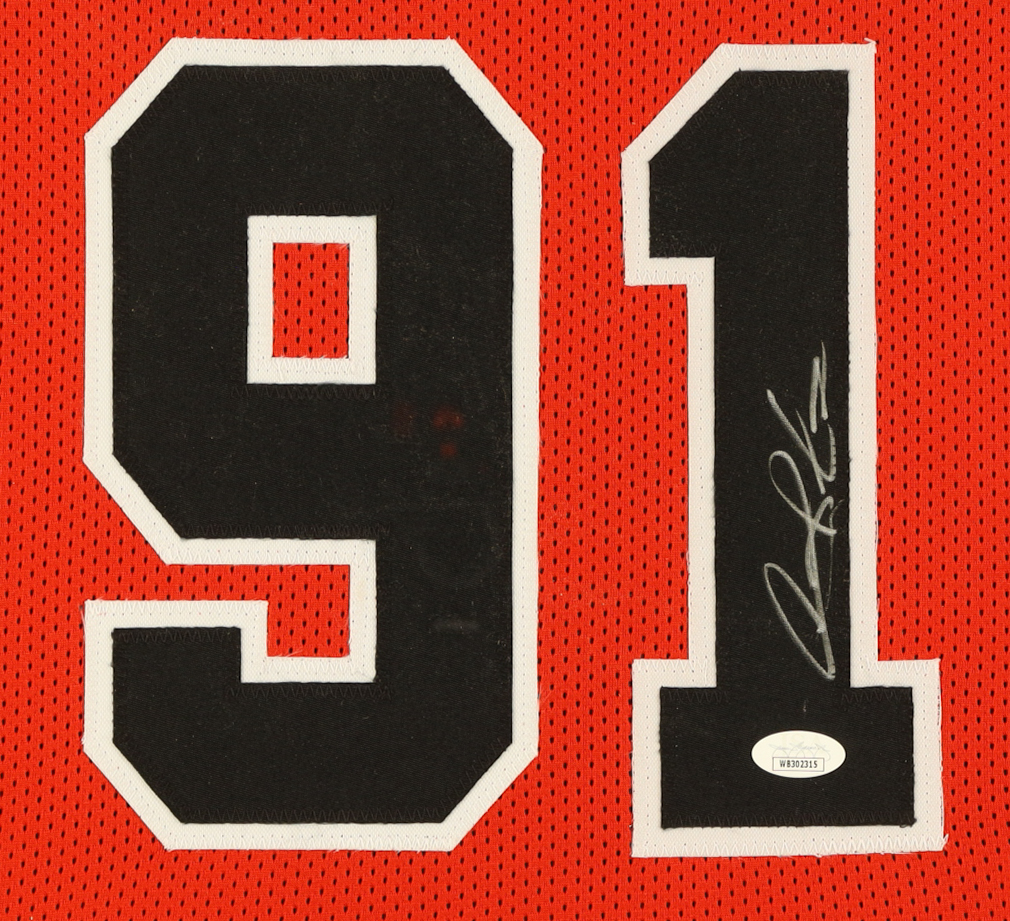 Dennis Rodman Signed Custom Framed Jersey Display (Beckett) at PristineAuction.com Dennis Rodman Signed Custom Framed Jersey Display (Beckett) at PristineAuction.com