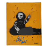 Alex Vincent Signed "Child's Play" Custom Painting On Canvas Inscribed "'Andy'" (Beckett) at PristineAuction.com