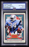 Earl Campbell Signed 2013 Panini Golden Age #115 (PSA) at PristineAuction.com