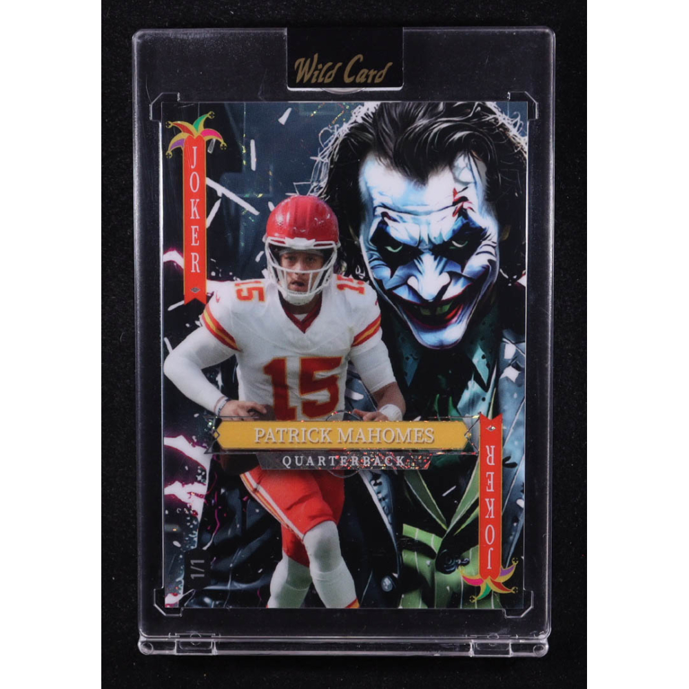 Patrick Mahomes II 2025 Wild Card Jokers Wild Joker #SDJWM-PMN105 #1/1 at PristineAuction.com