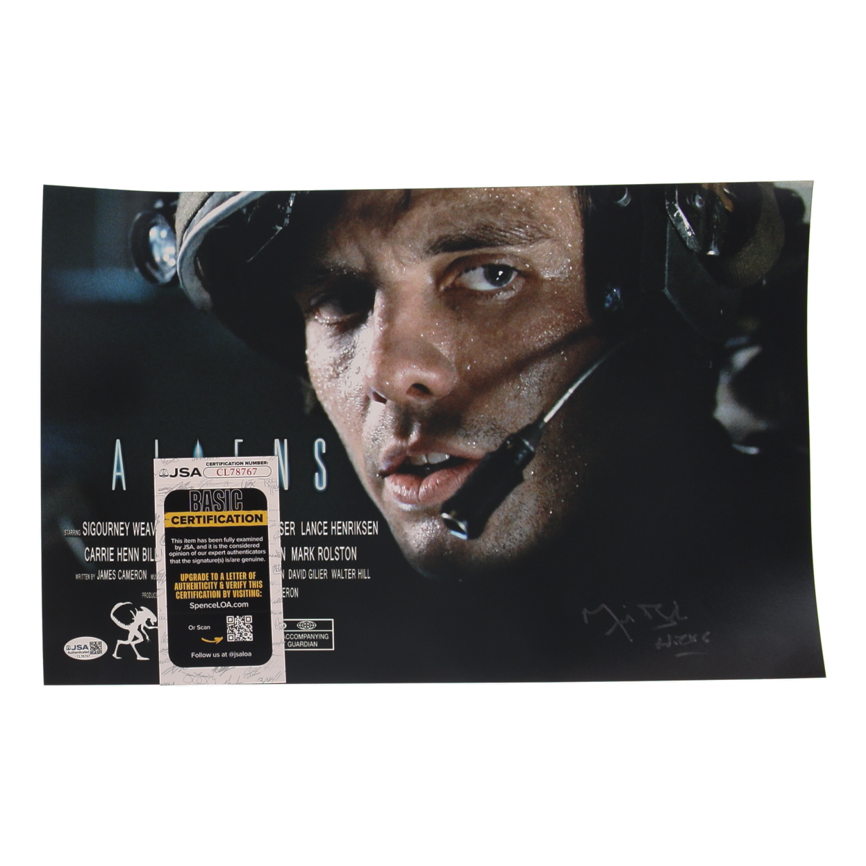 Michael Biehn Signed "Aliens" 11x17 Photo Inscribed "Hicks" (JSA) at PristineAuction.com Michael Biehn Signed "Aliens" 11x17 Photo Inscribed "Hicks" (JSA) at PristineAuction.com