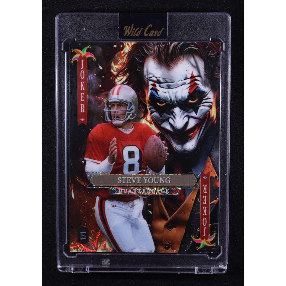 Steve Young 2025 Wild Card Jokers Wild Scope #SDJWM-SYNF02 #1/1 at PristineAuction.com