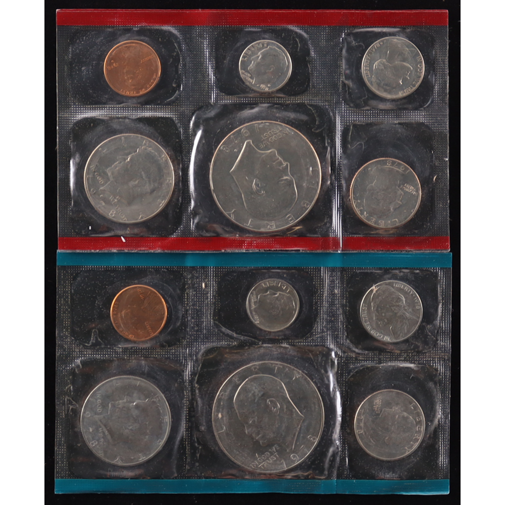 1978 Uncirculated United States Mint (12) Coin Set at PristineAuction.com