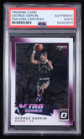George Gervin Signed 2018 Panini Donruss Optic Retro Series #12 (PSA) at PristineAuction.com