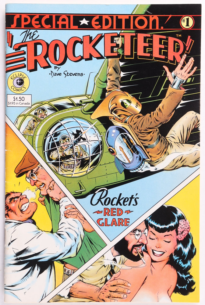 1984 "The Rocketeer" #1 Special Edition Eclipse Comic Book at PristineAuction.com 1984 "The Rocketeer" #1 Special Edition Eclipse Comic Book at PristineAuction.com