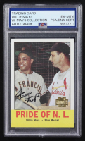 Willie Mays Signed 2001 Topps Archives #220 Pride of the NL (PSA | Auto Grade 6) at PristineAuction.com