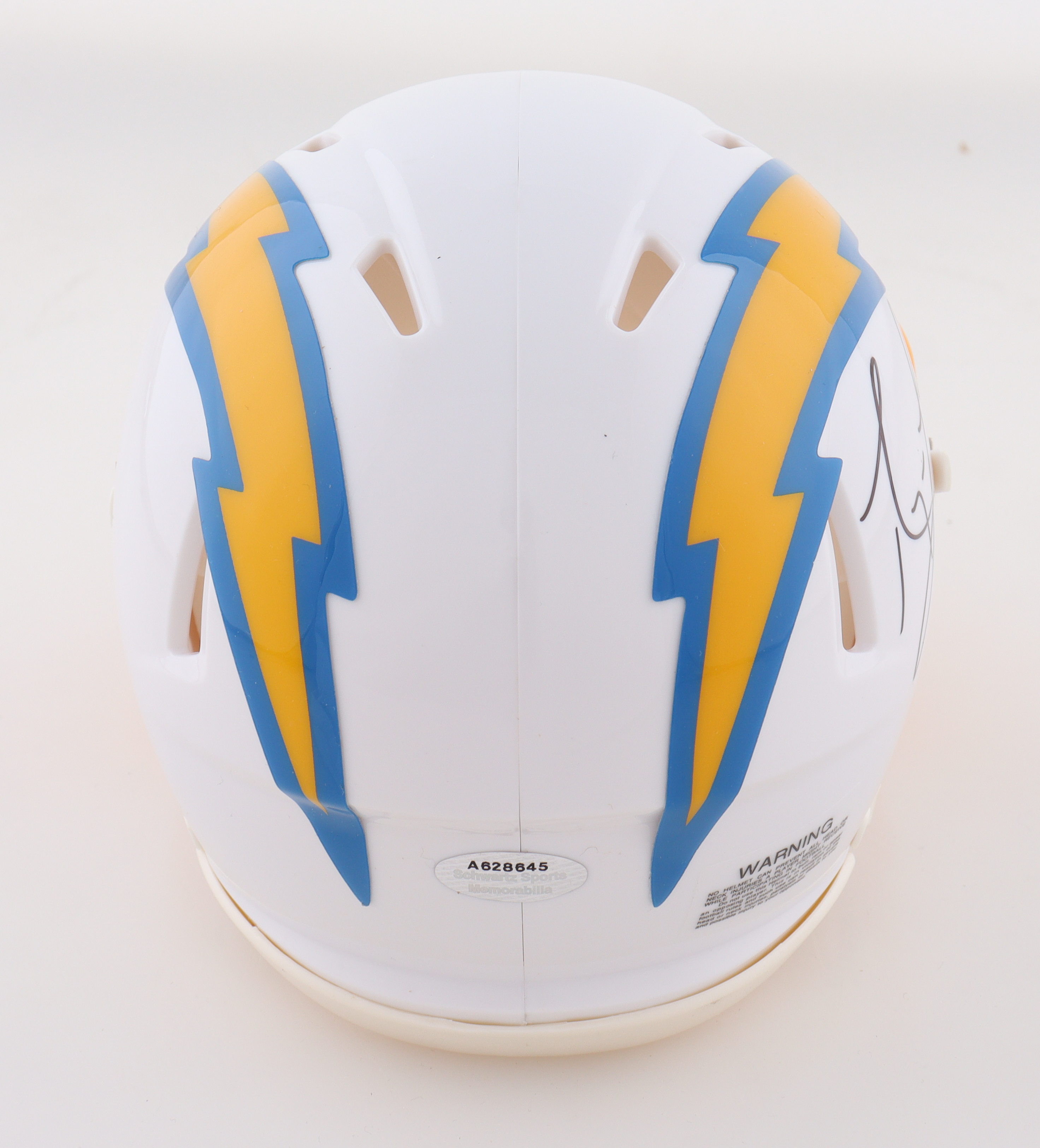 Ryan Leaf Signed Chargers Speed Mini Helmet (Schwartz) at PristineAuction.com Ryan Leaf Signed Chargers Speed Mini Helmet (Schwartz) at PristineAuction.com