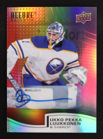 Ukko-Pekka Luukkonen 2021-22 Upper Deck Allure Full Rainbow Autographs #R24 F at PristineAuction.com
