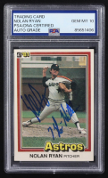 Nolan Ryan Signed 1981 Donruss #260 Inscribed "7 No-Hitters" (PSA | Auto Grade 10) at PristineAuction.com