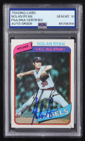 Nolan Ryan Signed 1980 Topps #580 (PSA | Auto Grade 10) at PristineAuction.com