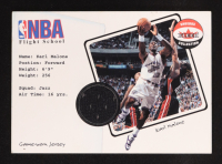 Karl Malone 2001-02 Fleer Shoebox NBA Flight School Cadet #13 at PristineAuction.com