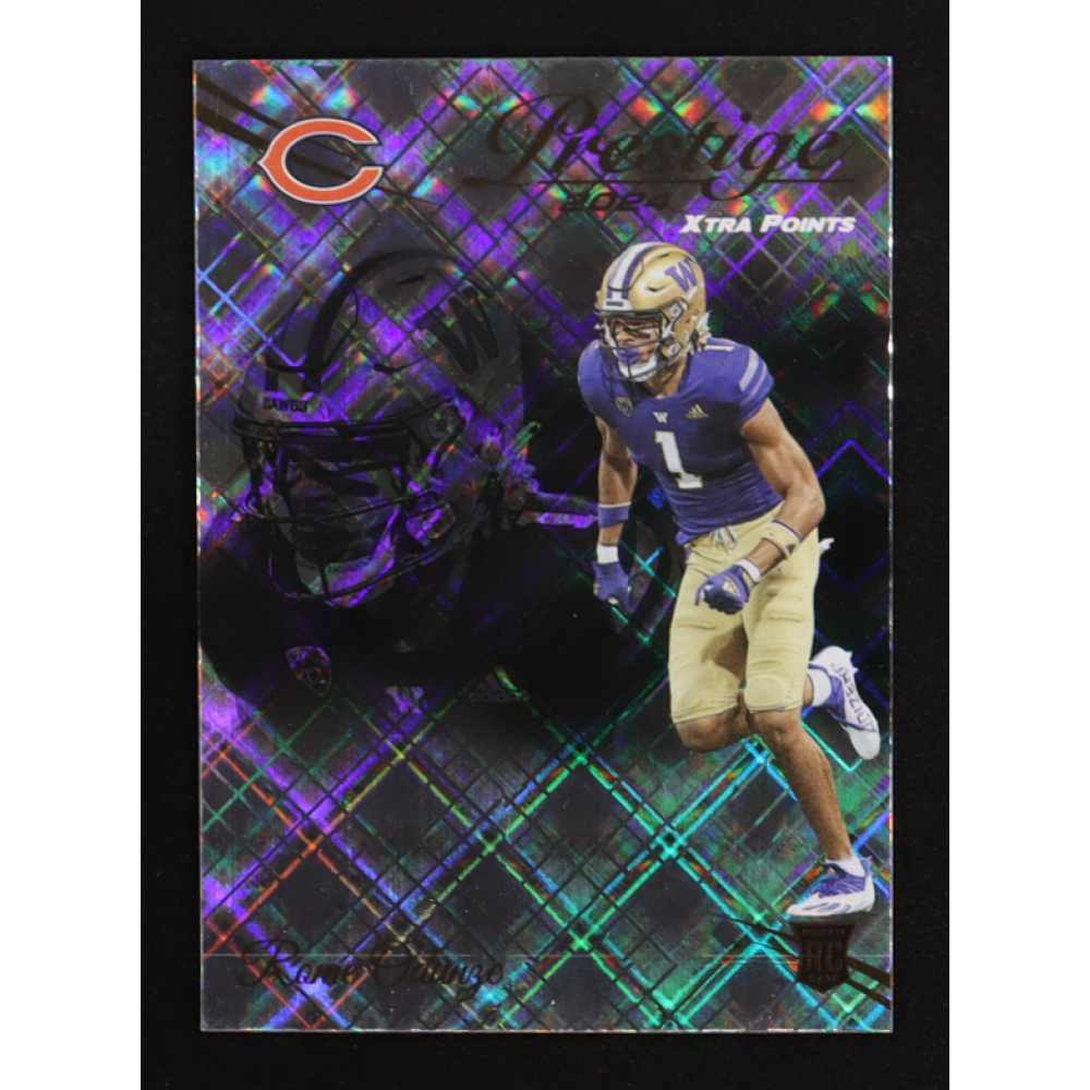 Rome Odunze 2024 Prestige Xtra Points Diamond #310 RC at PristineAuction.com