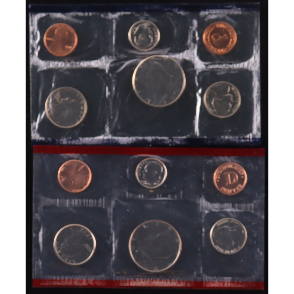1990 Uncirculated United States Mint  (12) Coin Set at PristineAuction.com