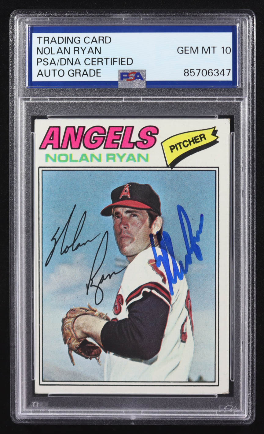 Nolan Ryan Signed 1977 Topps #650 (PSA | Auto Grade 10) at PristineAuction.com Nolan Ryan Signed 1977 Topps #650 (PSA | Auto Grade 10) at PristineAuction.com