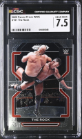 The Rock 2022 Panini Prizm WWE #191 (CGC 7.5) at PristineAuction.com