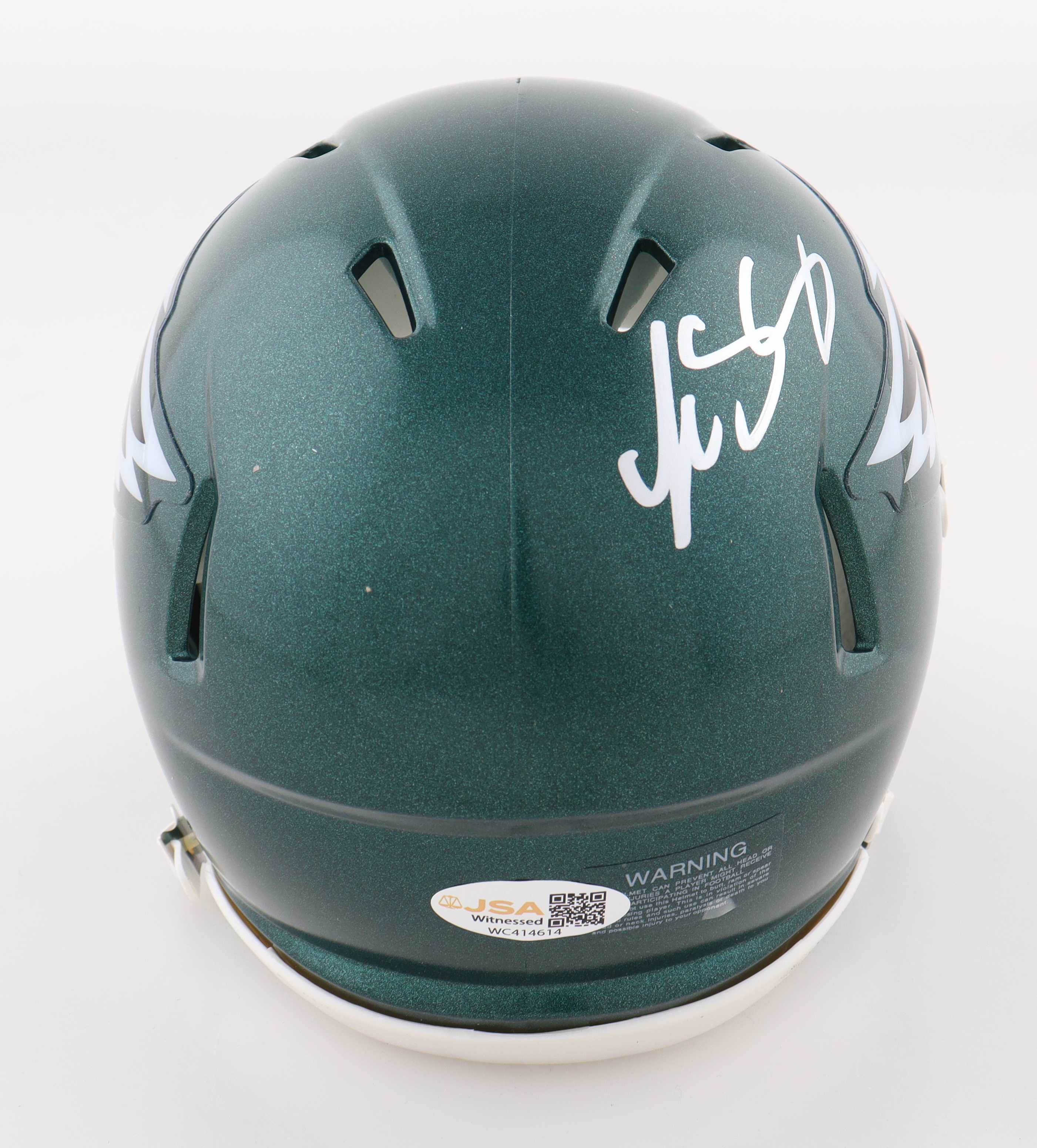 LeSean McCoy Signed Eagles Speed Mini Helmet (JSA) at PristineAuction.com LeSean McCoy Signed Eagles Speed Mini Helmet (JSA) at PristineAuction.com