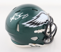 LeSean McCoy Signed Eagles Speed Mini Helmet (JSA) at PristineAuction.com