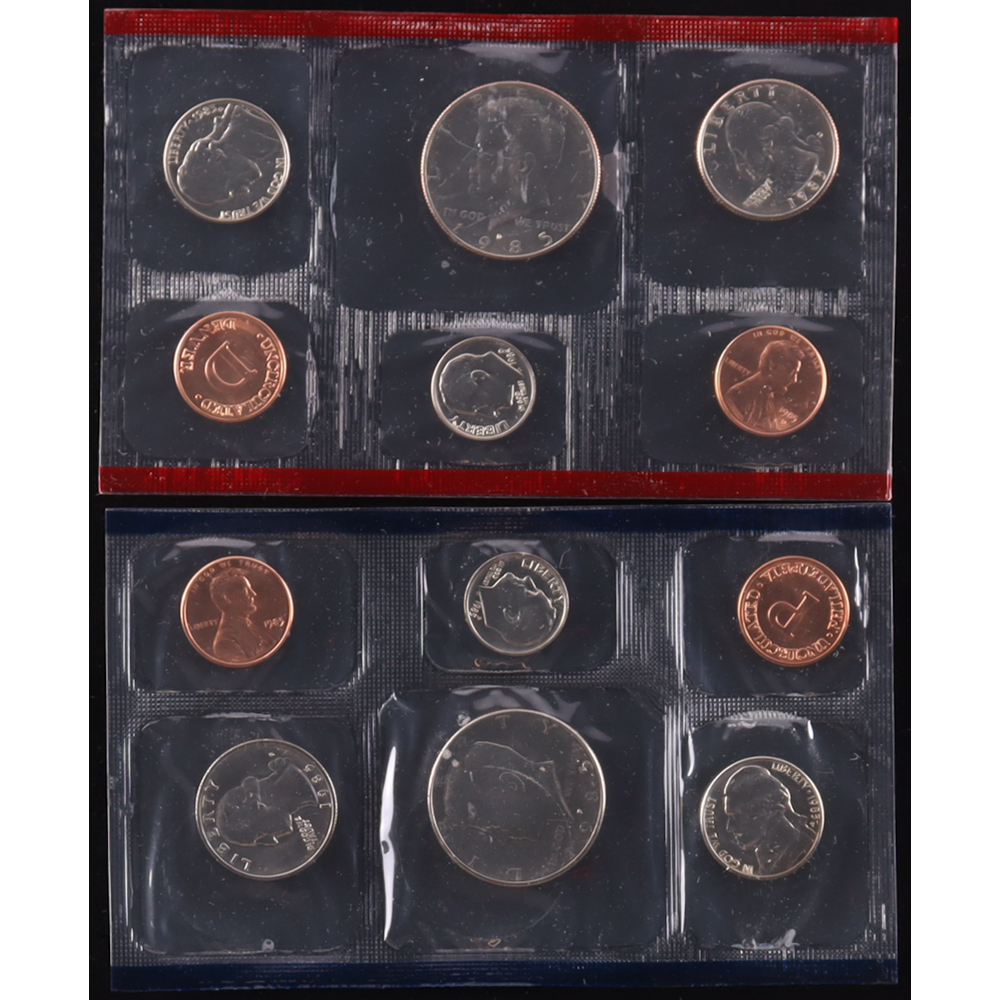 1985 Uncirculated United States Mint (12) Coin Set at PristineAuction.com