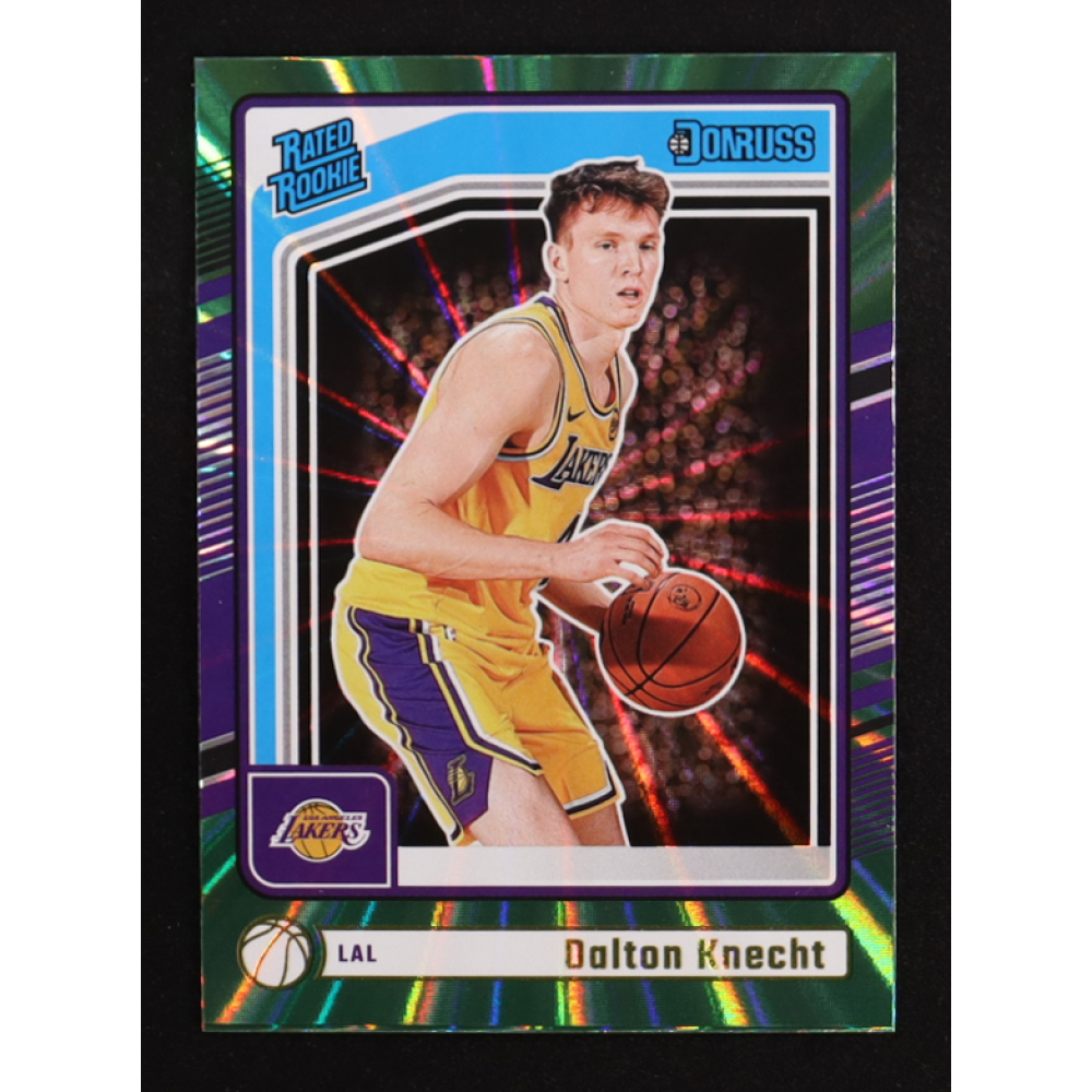 Dalton Knecht 2024-25 Donruss Holo Green Laser #227 RR RC at PristineAuction.com