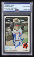 Nolan Ryan Signed 1973 Topps #220 Inscribed "H.O.F. '99" (PSA | Auto Grade 10) at PristineAuction.com
