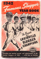 1942 Vintage Famous Sluggers Yearbook with Joe DiMaggio and Ted Williams Cover and Centerfold at PristineAuction.com