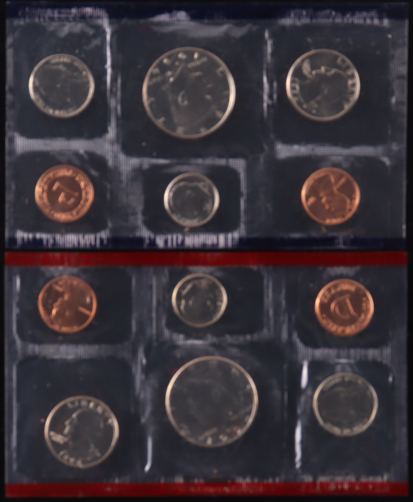 1994 Uncirculated United States Mint (12) Coin Set at PristineAuction.com 1994 Uncirculated United States Mint (12) Coin Set at PristineAuction.com