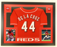 Elly De La Cruz Signed Custom Framed Jersey Display (Beckett) at PristineAuction.com