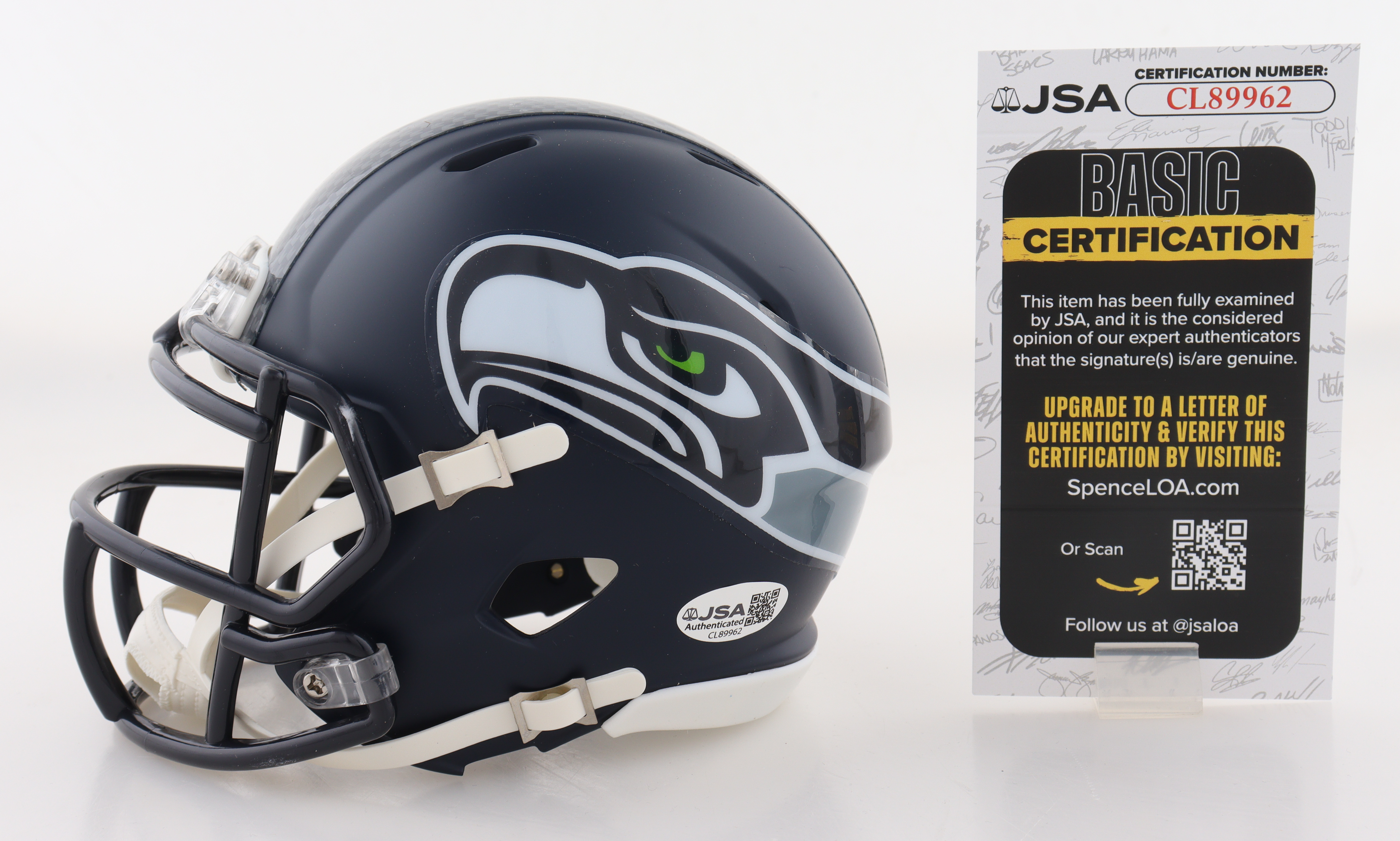 Tariq "Riq" Woolen Signed Seahawks Speed Mini Helmet (JSA) at PristineAuction.com Tariq "Riq" Woolen Signed Seahawks Speed Mini Helmet (JSA) at PristineAuction.com