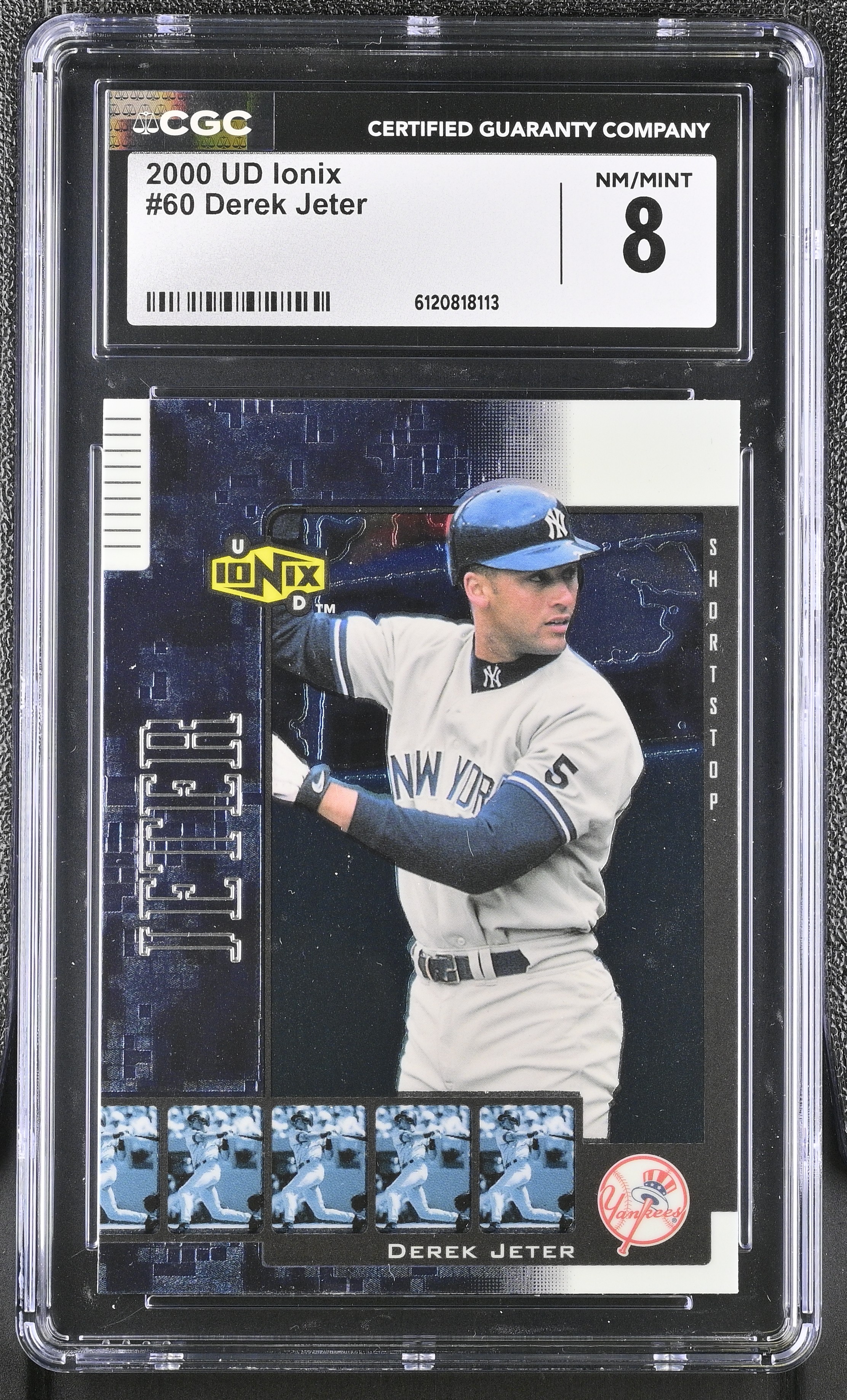 Derek Jeter 2000 UD Ionix #60 (CGC 8) at PristineAuction.com Derek Jeter 2000 UD Ionix #60 (CGC 8) at PristineAuction.com