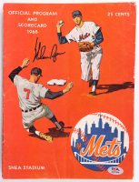 Nolan Ryan Signed 1968 Shea Stadium Mets Program (PSA) at PristineAuction.com