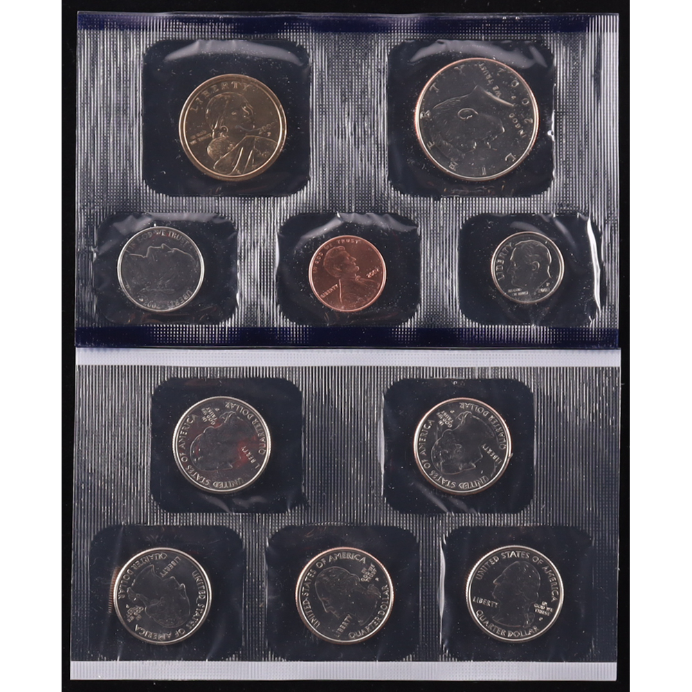 2002 Uncirculated United States Mint (10) Coin Set at PristineAuction.com