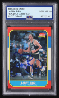 Larry Bird Signed 1986-87 Fleer #9 (PSA | Auto Grade 10) at PristineAuction.com