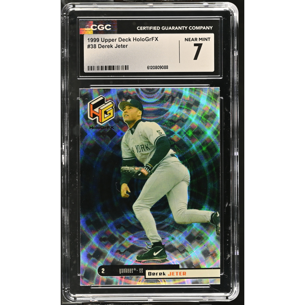 Derek Jeter 1999 Upper Deck HoloGrFX #38 (CGC 7) at PristineAuction.com